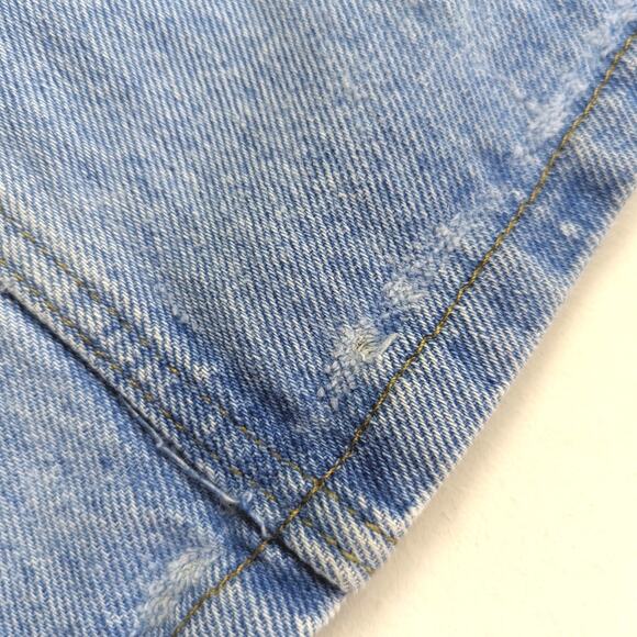 Vintage Lee Skirt Girls Size 5 Light Wash Mini Denim - Picture 3 of 7
